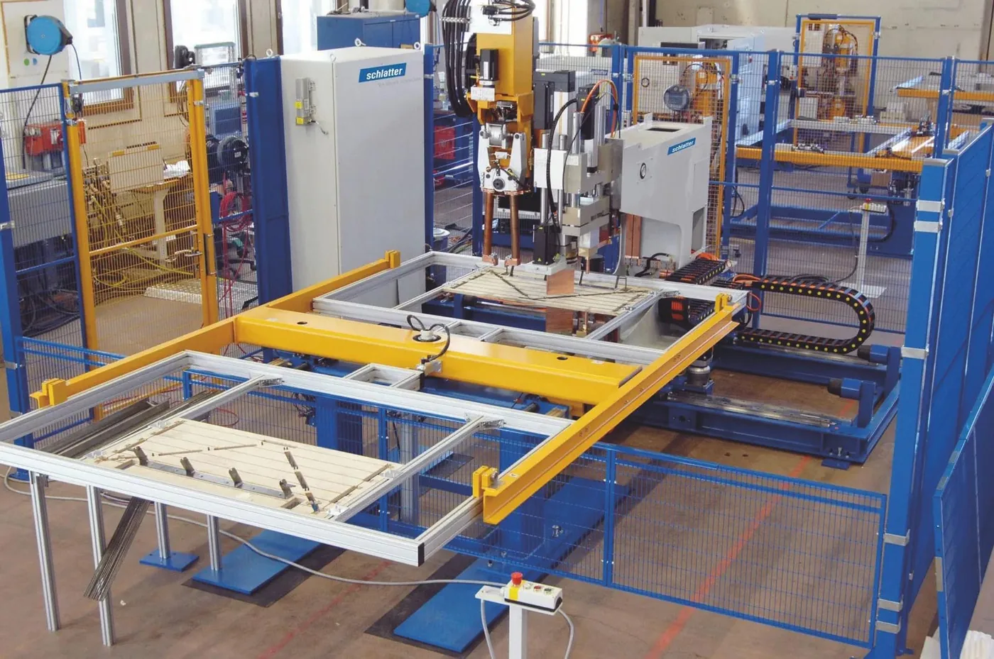 Automatizuota suvirinimo linija automatų gamyboje